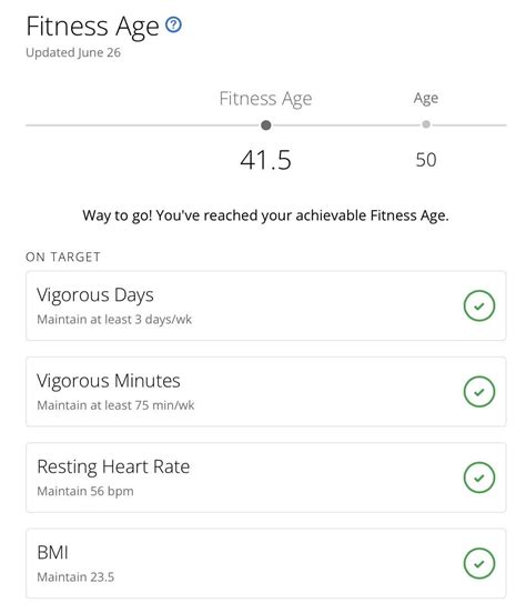 watch my fitness age garmin